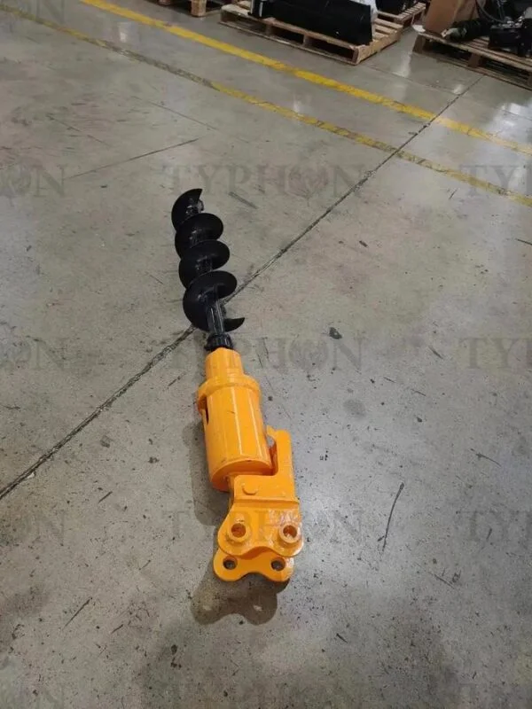 8โณ Heavy-Duty Hydraulic Earth Auger & Post Hole Digger โ For 2.5-Ton Mini Excavators - Image 3