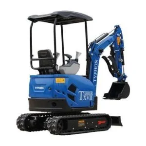 TYPHON TERROR XVII Heavy-Duty Mini Excavator โ 3800 lbs Rubber Track Digger with Kubota D902 Diesel Engine