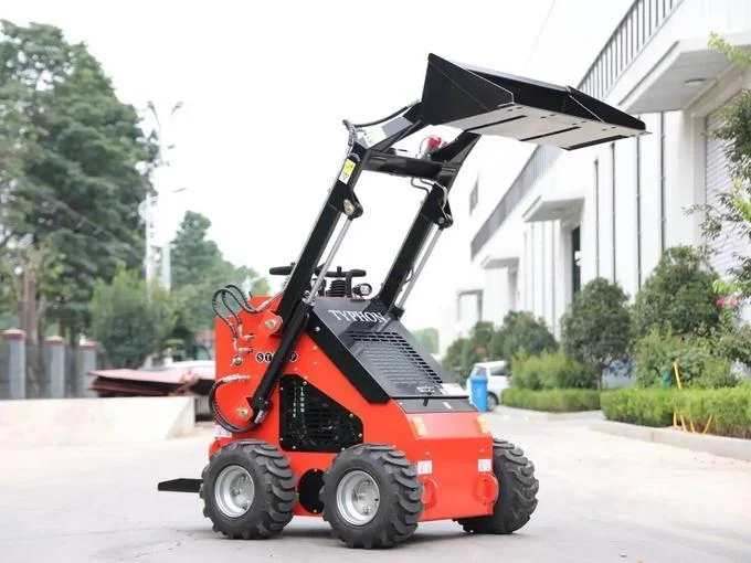 TYPHON STOMP Wheeled Mini Skid Steer Loader โ 1,800 lbs, 23 HP Briggs & Stratton Gas EPA Engine