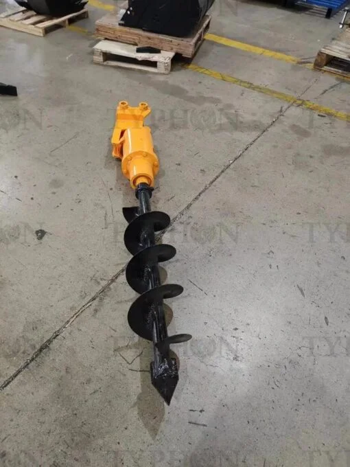 8โณ Heavy-Duty Hydraulic Earth Auger & Post Hole Digger โ For 2.5-Ton Mini Excavators