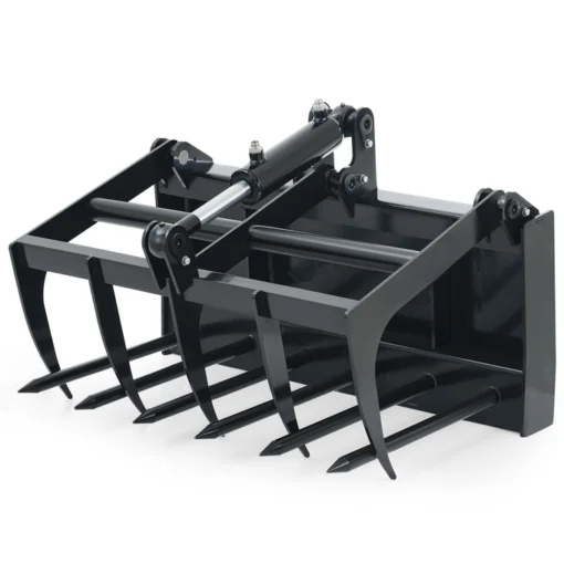 39โณ Hydraulic Grapple Bucket โ For Mini Skid Steers