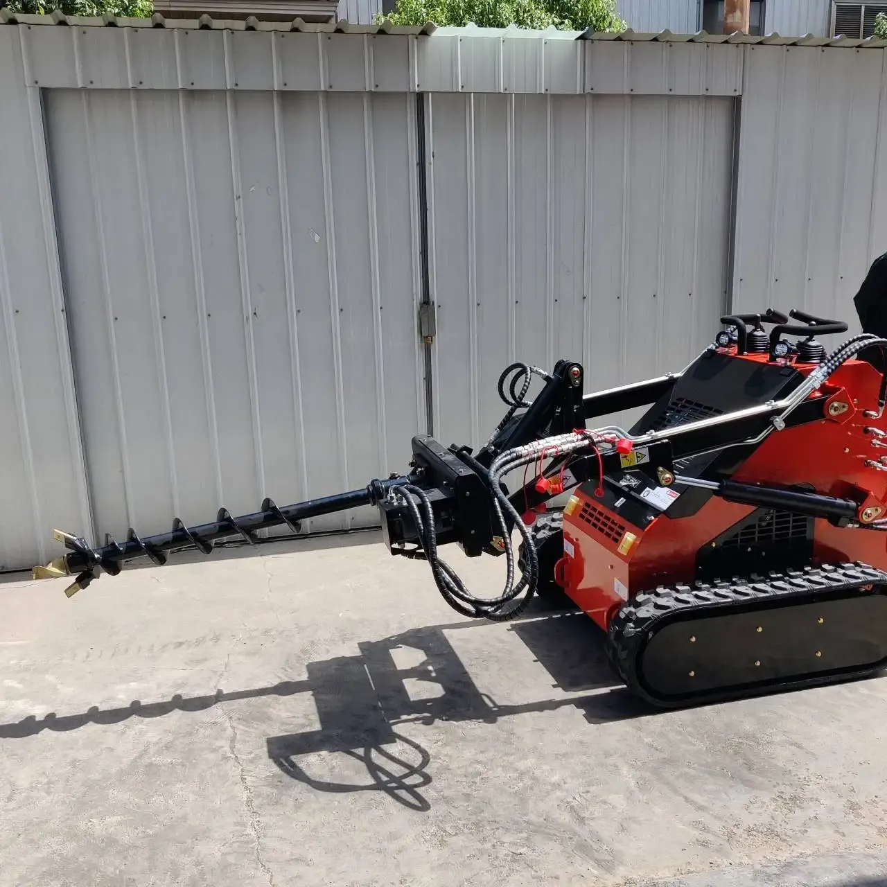 Heavy-Duty Skid Steer Earth Auger Attachment โ High-Torque Post Hole Digger - Image 5