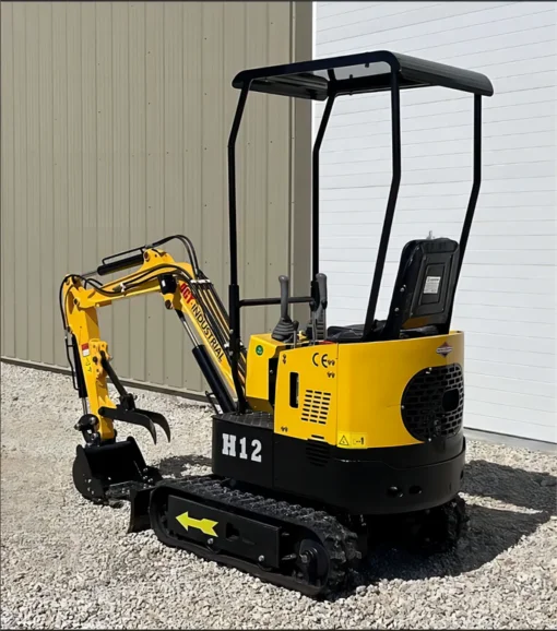 1-Ton Mini Compact Excavator โ 13.5HP Briggs & Stratton Engine Micro Crawler Digger (AGT-H12) - Image 3