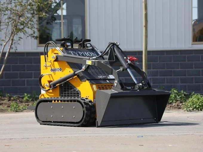 TYPHON STOMP Mini Skid Steer Loader โ 2,000 lbs, 23 HP Gas EPA Engine