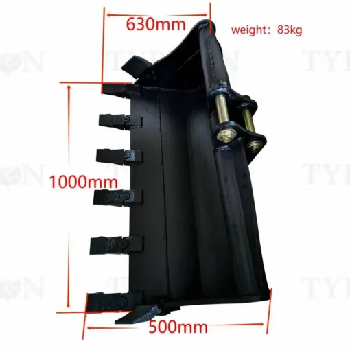 39โณ Heavy-Duty Rock & Trenching Bucket โ For 2-Ton Mini Excavators