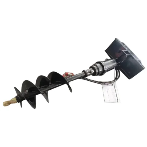 Heavy-Duty Hydraulic Earth Auger โ For Mini Skid Steers