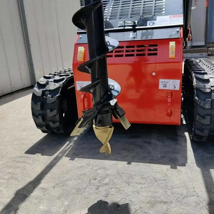 Heavy-Duty Skid Steer Earth Auger Attachment โ High-Torque Post Hole Digger - Image 3