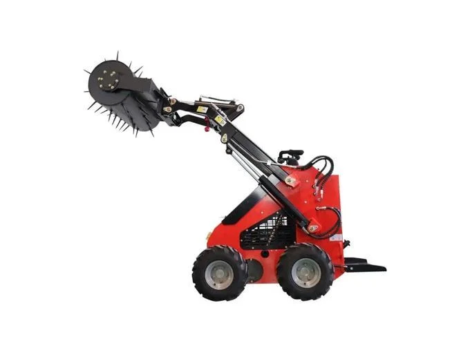 Heavy-Duty Skid Steer Lawn Scarifier and Dethatcher Attachment