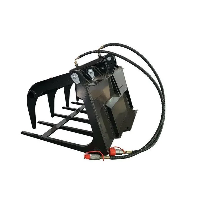 39โณ Hydraulic Grapple Bucket โ For Mini Skid Steers - Image 4